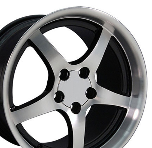 18" Replica Wheel CV05 Fits Corvette - C5 Rim 18x10.5 Machined Wheel