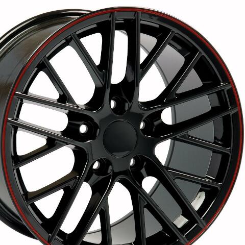 18" Replica Wheel CV08B Fits Corvette - C6 ZR1 Rim