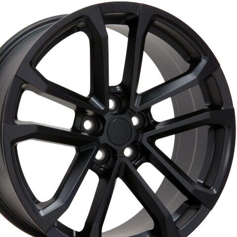 20" Replica Wheel CV19 Fits Camaro ZL1 Rim 20x8.5 Black Wheel