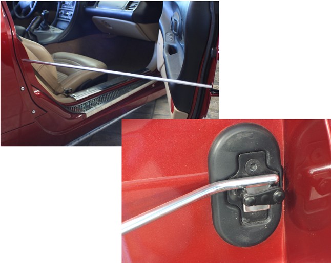 1997-2004 C5 Corvette Door Show Prop Bars