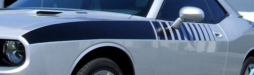 2009-2014 Dodge Challenger Fader Side Stripes