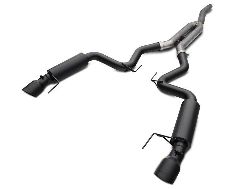 2015-2018 Mustang 2.3L Ecoboost 3" Cat Back Dual Split Rear 4.5" tips