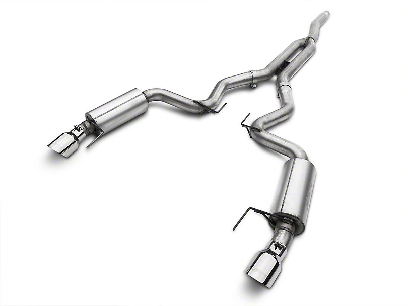 2015-2017 Ford Mustang 2.3L Ecoboost MBRP Exhaust 3" Cat Back Dual Split Rear RACE VERSION 4.5" tips Aluminized 