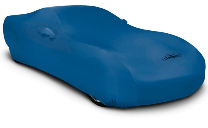 2015-2018 Ford Mustang Coverking Satin Car Cover Grabber Blue