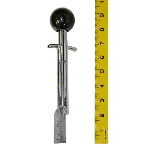 1968-1976 Corvette C3 Shifter Handle (black Chrome Ball) (bolt-on)