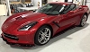 C7 Corvette Stingray Side Skirts -Z06 Style - Signature Series Striped