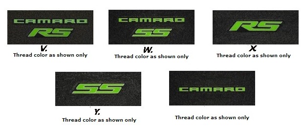 2010-2015 Camaro Lloyd Floor Mats Package - Custom Embroidered Floor Mats