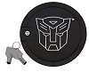 2010-2015 Camaro Billet Fuel Door - Transformers (Autobot)