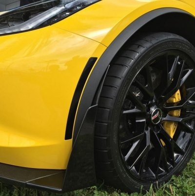 C7 Stingray / ZO6 Corvette SMOKED Front Side Bumper Markers (2 piece kit)