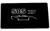 C6 Corvette Visor Warning Labels Decals - Logos