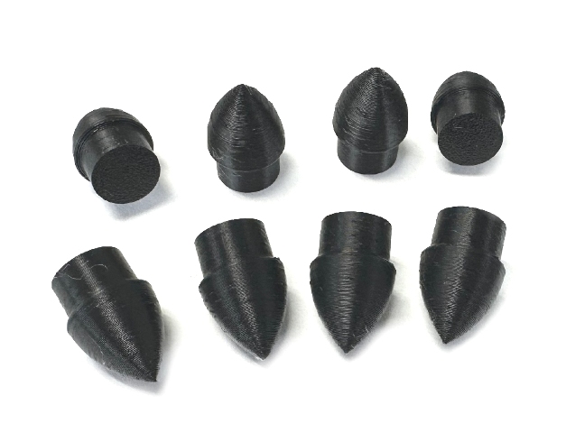 1967-1977 C3 Corvette - Plastic Luggage Rack Tips Inserts Package - 8pcs