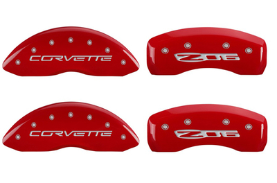 C6 Corvette Z06 MGP Caliper Covers Red
