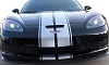C6 Corvette Acrylic Driving Light  Blackouts - Z06/GS/427/ZR1