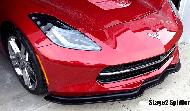 C7 Corvette Grand Sport front splitter