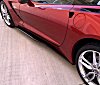 C7 Corvette Stingray Side Skirts Not Quite Perfect -Z06 Style