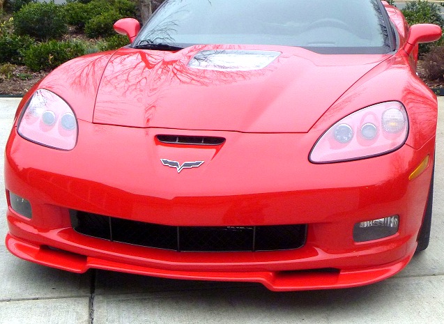 C6 Corvette Body Color Painted Front Chin Splitter